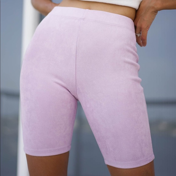 Lilac Biker Shortsđ - Picture 3 of 4